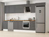 Alvinka 390X222 Cm Klasik Mebran Mutfak Dolabı Mb-E90S50S50-2