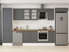 Alvinka 390X222 Cm Klasik Mebran Mutfak Dolabı Mbb-E90B60S40-3