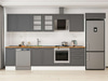 Alvinka 390X222 Cm Klasik Mebran Mutfak Dolabı Mb-E90S40S60-3