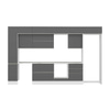 Alvinka 390X240 Cm High Gloss Mutfak Dolabı Mbb-E90B40S60-2