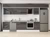 Alvinka 390X240 Cm High Gloss Mutfak Dolabı Mb-E80S60S50-2