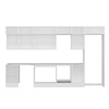 Alvinka 390X240 Cm High Gloss Mutfak Dolabı Mb-E90S50S50-3