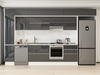 Alvinka 390X240 Cm High Gloss Mutfak Dolabı Mbb-E90B40S60-1
