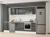 Alvinka 390X240 Cm High Gloss Mutfak Dolabı Mbb-E90B60S40-1