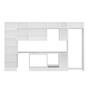 Alvinka 390X240 Cm High Gloss Mutfak Dolabı Mbb-E90B60S40-2