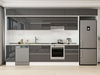 Alvinka 390X240 Cm High Gloss Mutfak Dolabı Mb-E90S40S60-1