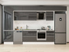Alvinka 390X240 Cm High Gloss Mutfak Dolabı Mbb-E80B60S50-2