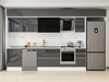 Alvinka 390X240 Cm High Gloss Mutfak Dolabı Mb-E90S60S40-3