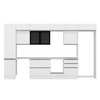 Alvinka 390X240 Cm High Gloss Mutfak Dolabı Mbb-E80B50S60-3