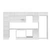 Alvinka 390X240 Cm High Gloss Mutfak Dolabı Mbb-E90B50S50-2