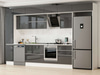 Alvinka 390X240 Cm High Gloss Mutfak Dolabı Mbb-E90B40S60-2