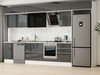 Alvinka 390X240 Cm High Gloss Mutfak Dolabı Mb-E80S50S60-3