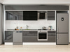 Alvinka 390X240 Cm High Gloss Mutfak Dolabı Mb-E90S50S50-3
