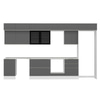 Alvinka 390X240 Cm High Gloss Mutfak Dolabı Mb-E80S50S60-3