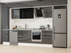 Alvinka 390X240 Cm High Gloss Mutfak Dolabı Mbb-E80B50S60-3