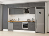 Alvinka 390X240 Cm Klasik Mebran Mutfak Dolabı Mbb-E80B50S60-2