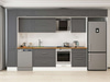 Alvinka 390X240 Cm Klasik Mebran Mutfak Dolabı Mbb-E90B40S60-2
