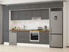 Alvinka 390X240 Cm Klasik Mebran Mutfak Dolabı Mbb-E90B40S60-1