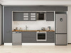 Alvinka 390X240 Cm Klasik Mebran Mutfak Dolabı Mbb-E90B50S50-3