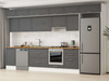 Alvinka 390X240 Cm Klasik Mebran Mutfak Dolabı Mb-E80S50S60-1