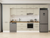 Alvinka 390X240 Cm Klasik Mebran Mutfak Dolabı Mbb-E80B60S50-1