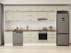 Alvinka 390X240 Cm Klasik Mebran Mutfak Dolabı Mb-E90S50S50-1