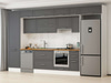 Alvinka 390X240 Cm Klasik Mebran Mutfak Dolabı Mbb-E90B60S40-1