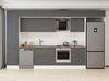 Alvinka 390X240 Cm Klasik Mebran Mutfak Dolabı Mbb-E80B50S60-2
