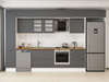 Alvinka 390X240 Cm Klasik Mebran Mutfak Dolabı Mbb-E90B40S60-3