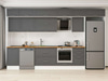 Alvinka 390X240 Cm Klasik Mebran Mutfak Dolabı Mb-E90S50S50-2