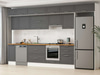 Alvinka 390X240 Cm Klasik Mebran Mutfak Dolabı Mb-E90S40S60-1