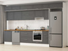 Alvinka 390X240 Cm Klasik Mebran Mutfak Dolabı Mb-E90S60S40-1