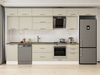 Alvinka 390X240 Cm Klasik Mebran Mutfak Dolabı Mb-E90S50S50-2
