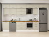 Alvinka 390X240 Cm Klasik Mebran Mutfak Dolabı Mb-E80S60S50-2