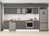 Alvinka 390X240 Cm Klasik Mebran Mutfak Dolabı Mb-E90S50S50-3
