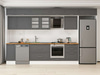 Alvinka 390X240 Cm Klasik Mebran Mutfak Dolabı Mb-E90S40S60-3