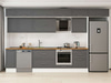Alvinka 390X240 Cm Klasik Mebran Mutfak Dolabı Mb-E90S40S60-2