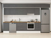 Alvinka 390X240 Cm Klasik Mebran Mutfak Dolabı Mb-E90S50S50-1