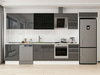 Alvinka 395X222 Cm High Gloss Mutfak Dolabı Mb-E90S60S45-3