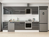 Alvinka 395X222 Cm High Gloss Mutfak Dolabı Mb-E90S45S60-2
