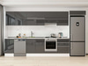 Alvinka 395X222 Cm High Gloss Mutfak Dolabı Mb-E90S45S60-1