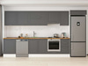 Alvinka 395X222 Cm Klasik Mebran Mutfak Dolabı Mb-E90S60S45-1