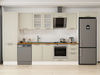Alvinka 395X222 Cm Klasik Mebran Mutfak Dolabı Mbb-E90B60S45-3
