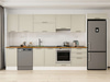 Alvinka 395X222 Cm Klasik Mebran Mutfak Dolabı Mb-E90S45S60-1
