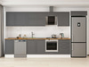 Alvinka 395X222 Cm Klasik Mebran Mutfak Dolabı Mb-E90S45S60-2