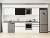 Alvinka 395X240 Cm High Gloss Mutfak Dolabı Mb-E90S45S60-3