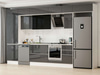 Alvinka 395X240 Cm High Gloss Mutfak Dolabı Mbb-E90B60S45-3