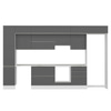 Alvinka 395X240 Cm High Gloss Mutfak Dolabı Mbb-E90B45S60-1