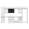 Alvinka 395X240 Cm High Gloss Mutfak Dolabı Mbb-E90B45S60-3