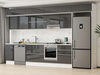 Alvinka 395X240 Cm High Gloss Mutfak Dolabı Mb-E90S45S60-1